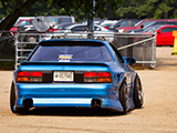 Blue FC Mazda RX-7 at Final Bout in Wisconsin