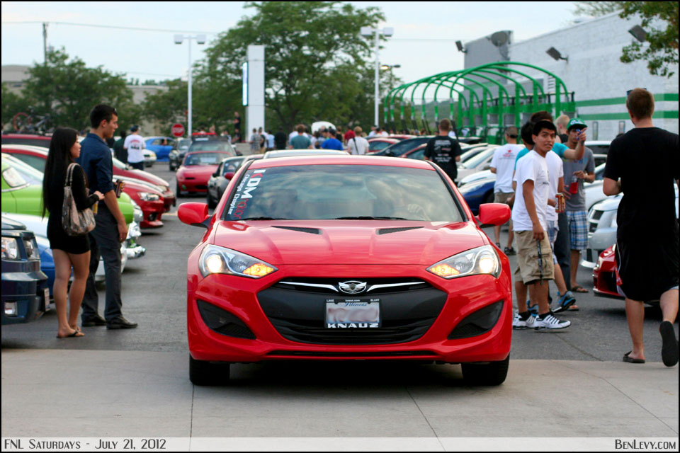 Red Genesis Coupe