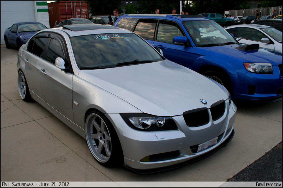 Silver BMW 3 Series Sedan