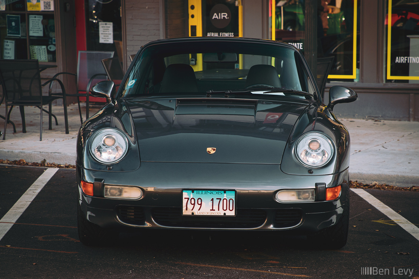 Grey Porsche 993 C4S at Fuelfed Coffee & Classics