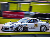 Ben Mich’s Mazda RX-7 on the track
