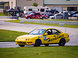 #24 Yellow Integra Sedan from Hard Times Racing