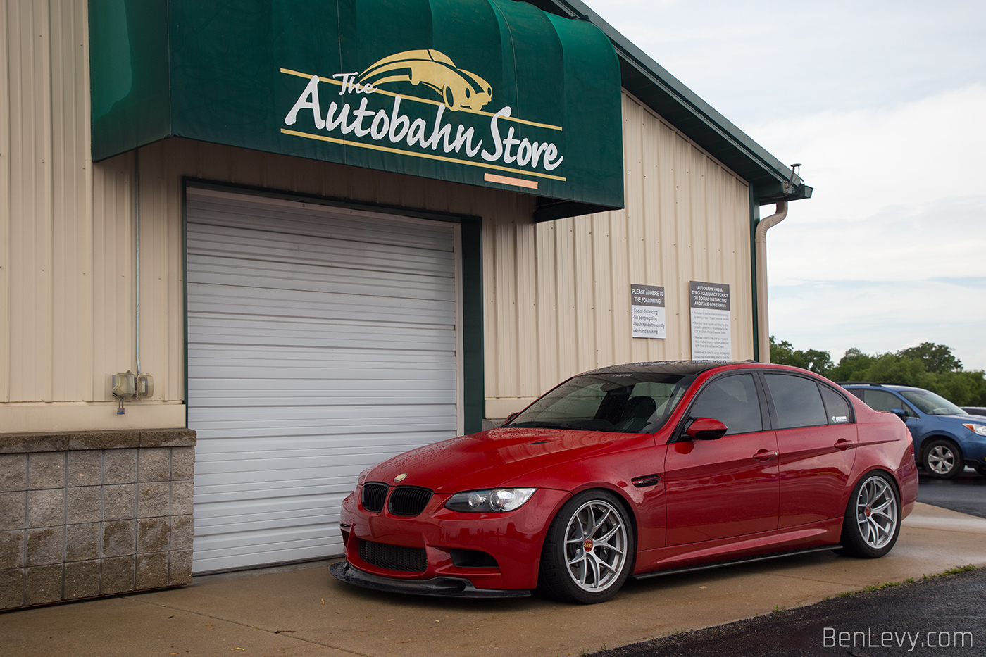 Red BMW M3 at Autobahn Country Club