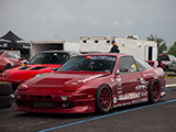 Red S13 Fastback at Autobahn Country Club