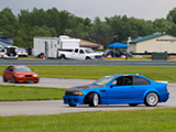 Pair of E46 Coupes Drifting at Gridlife Midwest