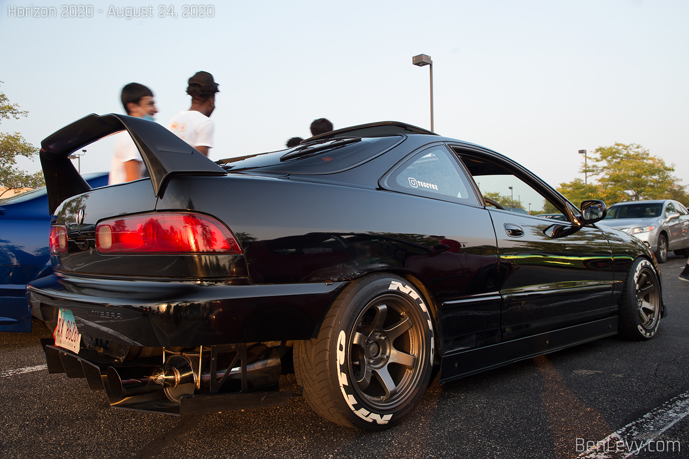 Black Acura Integra on JNC Wheels