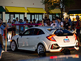 Honda Civic Type-R in limbo contest