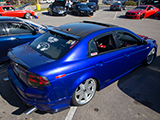 Custom Paint on this Acura TL's roof