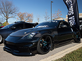 Black Nissan 350Z with Notorious VQs
