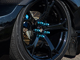 Carbon Fiber Fender over Black Nismo 370Z Wheel