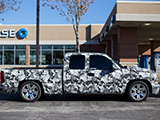 Chevrolet Silverado with Camo Wrap