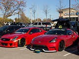 Some Notorious VQs cars at a Halloween Show