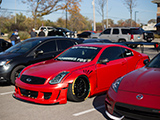Orange Infiniti G35 Coupe