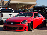 Orange Infiniti G35 Coupe