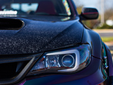LED Hawkeye Headlight in Subaru WRX