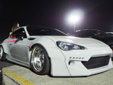 White Subaru BRZ