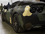 Camoflouge Wrap on C6 Corvette