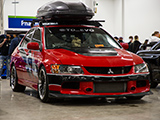 Red Mitsubishi Lancer Evo 9 MR