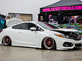 Bagged and Boosted 9th Gen Civic Si Coupe