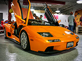 Orange Lamborghini Diablo at Autowerks in Northbrook