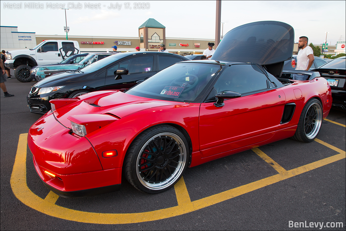 Red 1991 Acura NSX