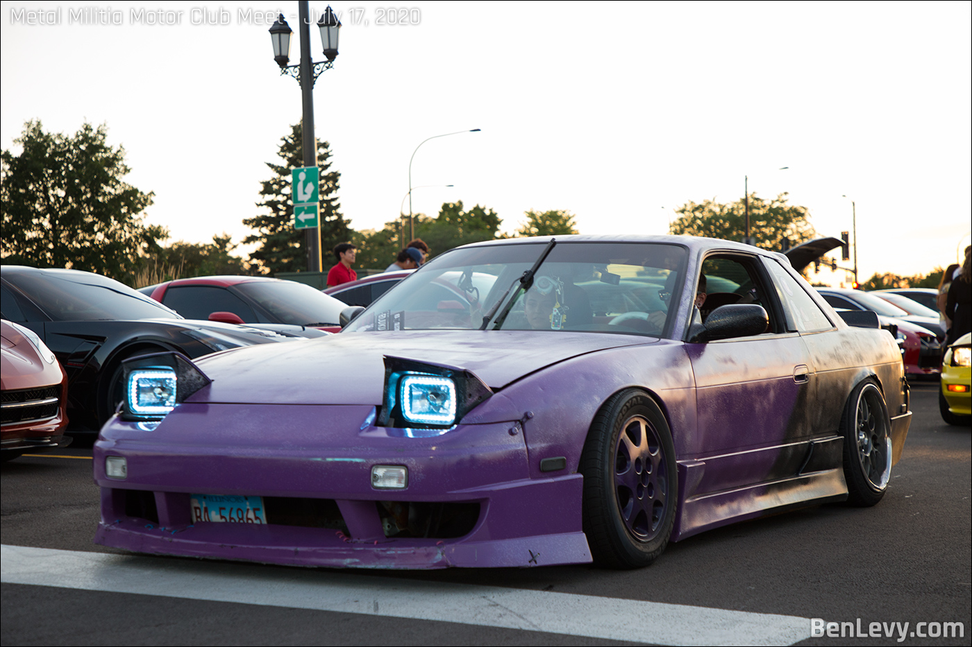 240SX Coupe in Rattle Can Purple