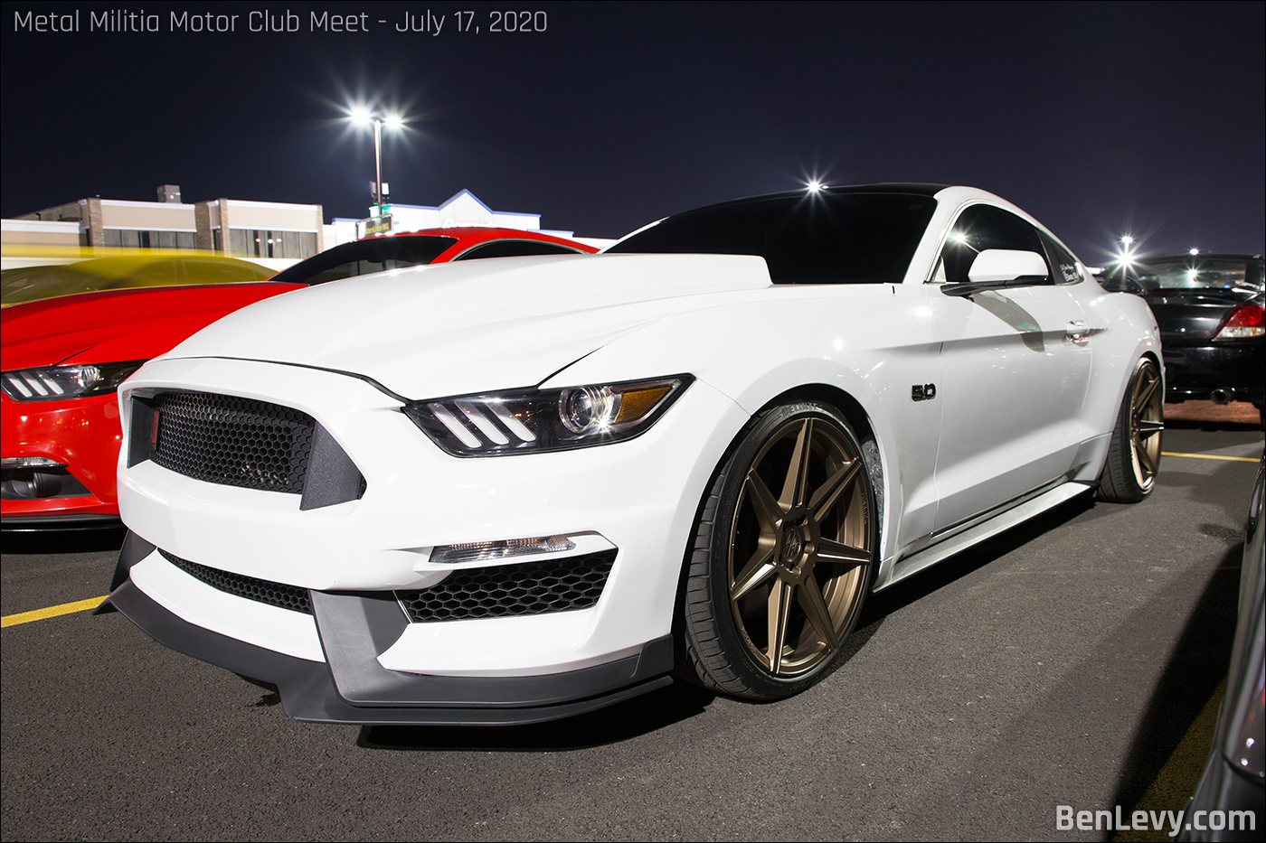 White Ford Mustang GT - BenLevy.com