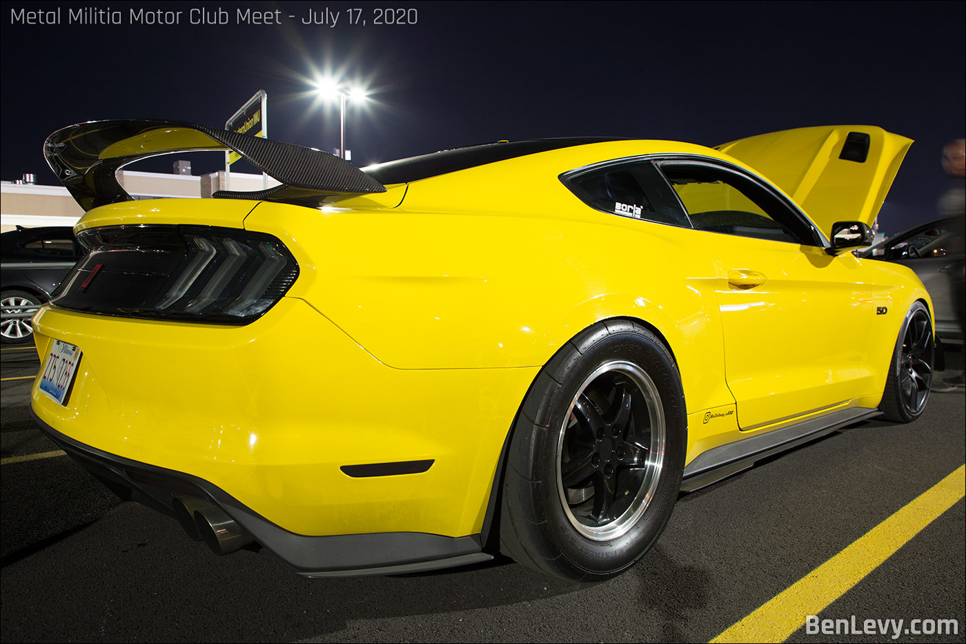 Yellow Ford Mustang GT