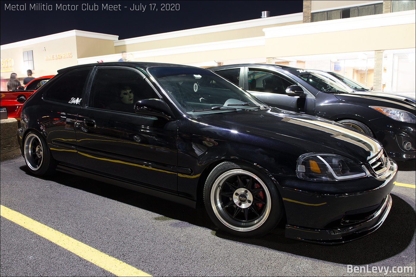 Black Honda Civic Hatchback