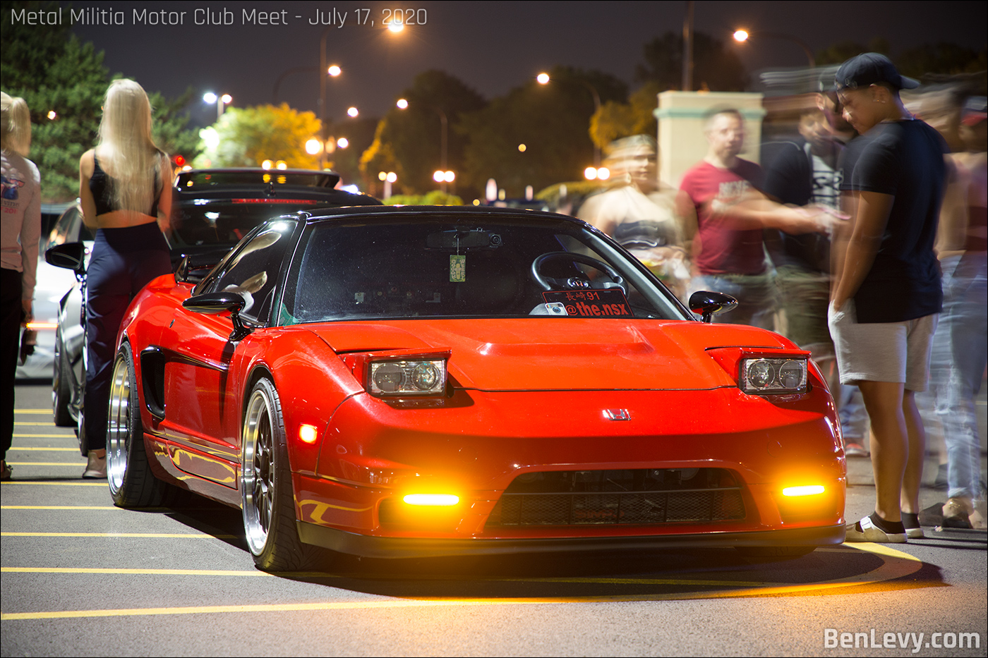 1991 Acura NSX at car meet