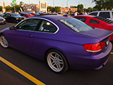 Purple E92 BMW 335i