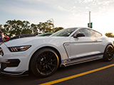 White Ford Mustang Shelby GT350