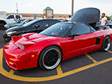 Red 1991 Acura NSX (NA1)