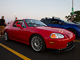 Red Honda del sol