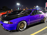 Purple Nissan Skyline GT-R