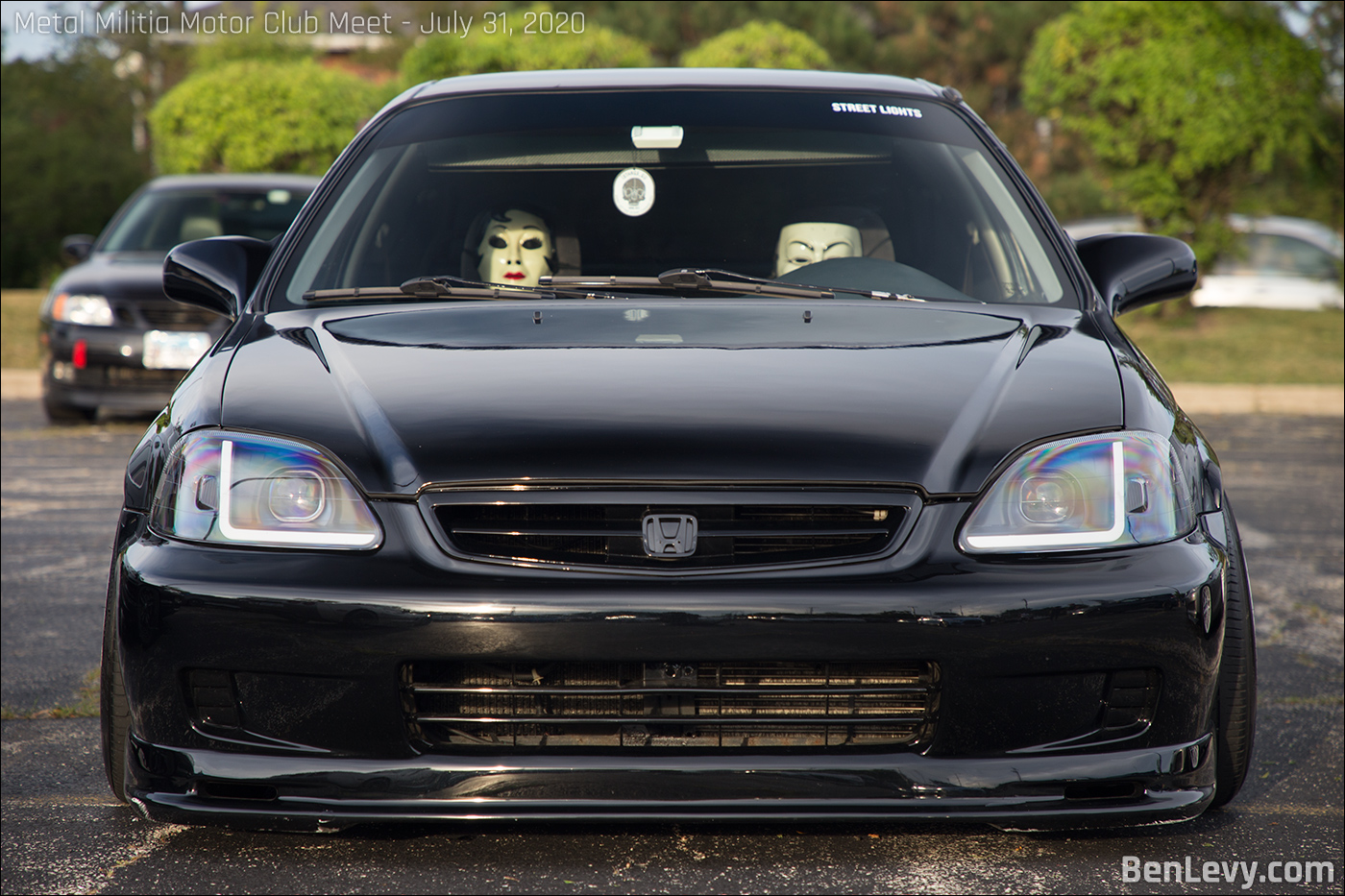 Black Honda Civic Hatchback