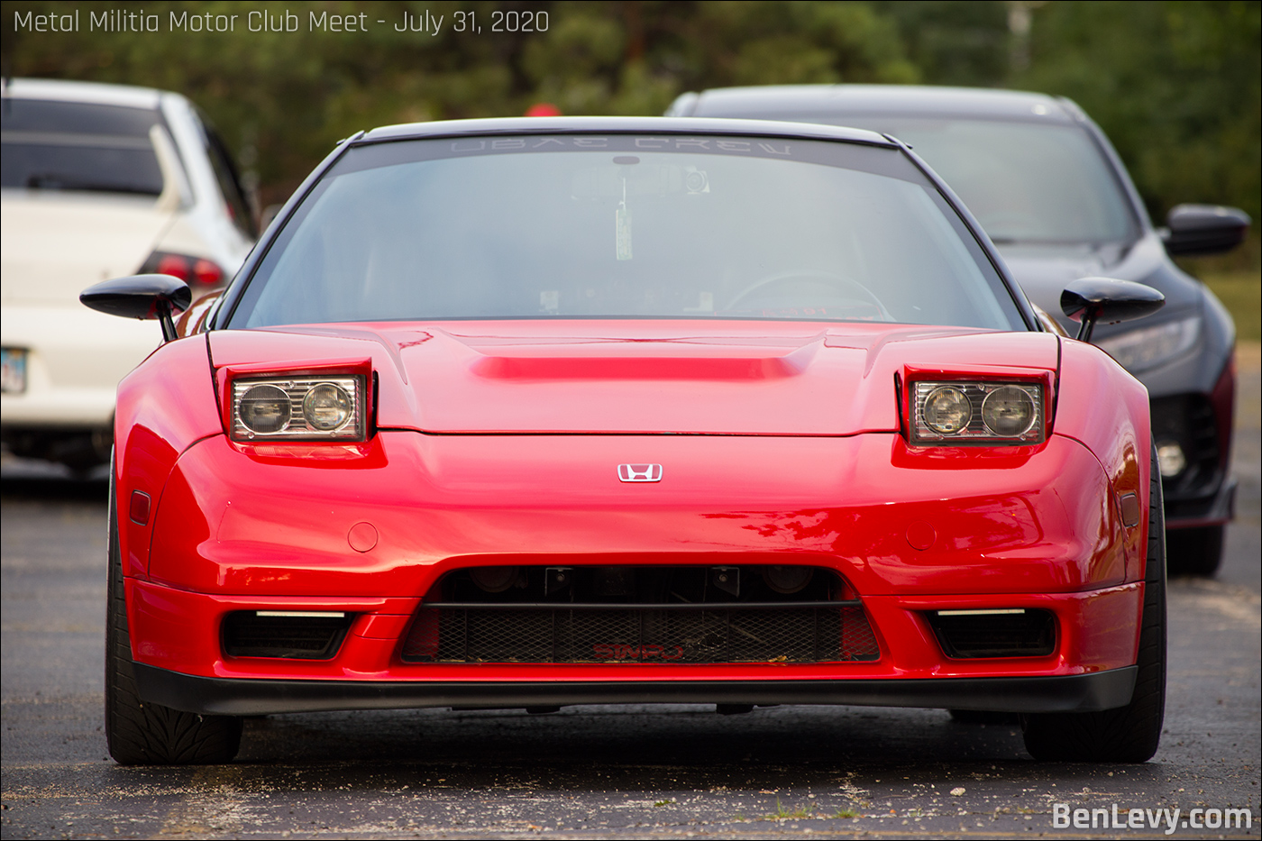 Head-on shot of 1st gen Acura NSX