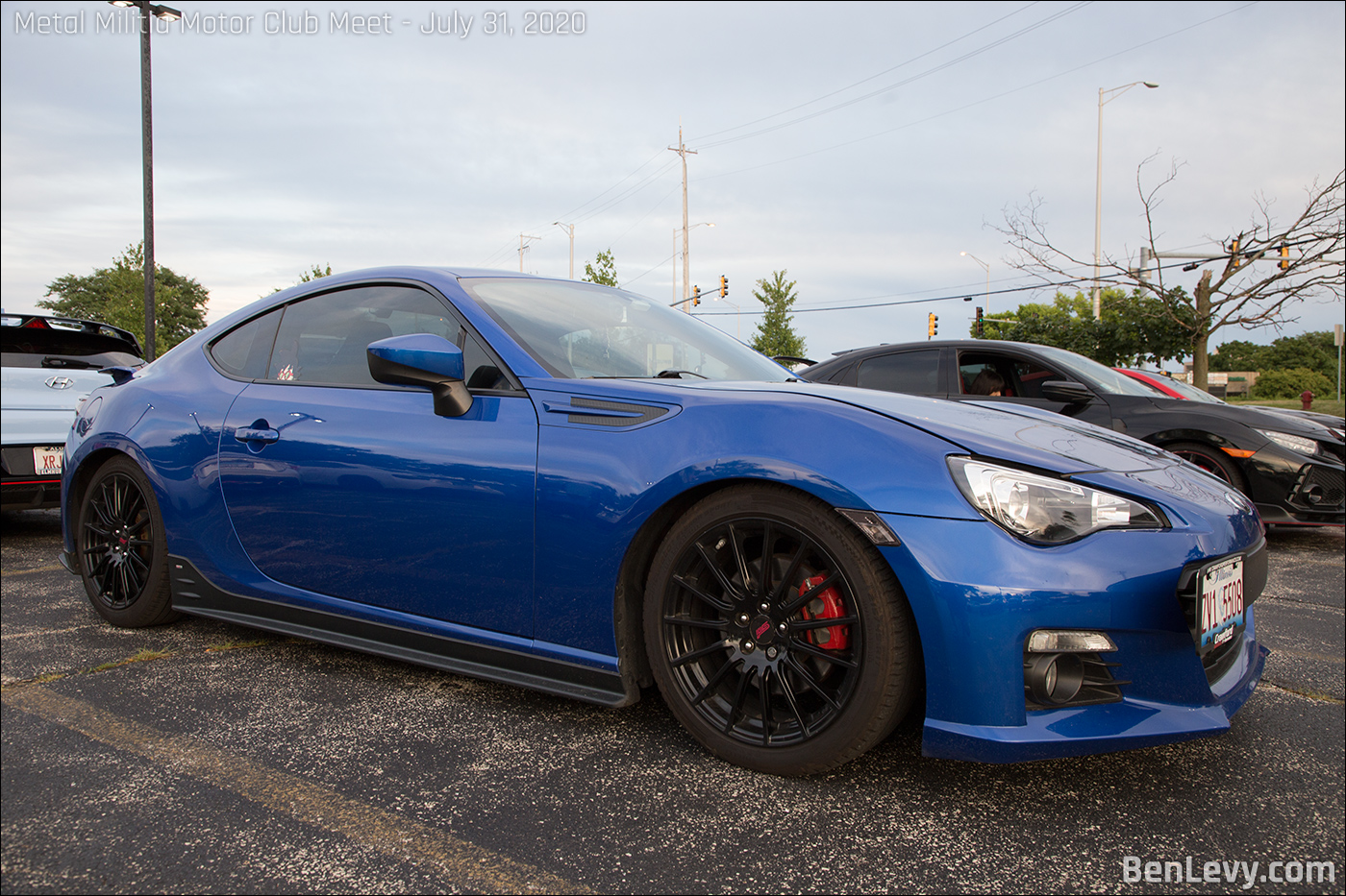 Blue Subaru BRZ