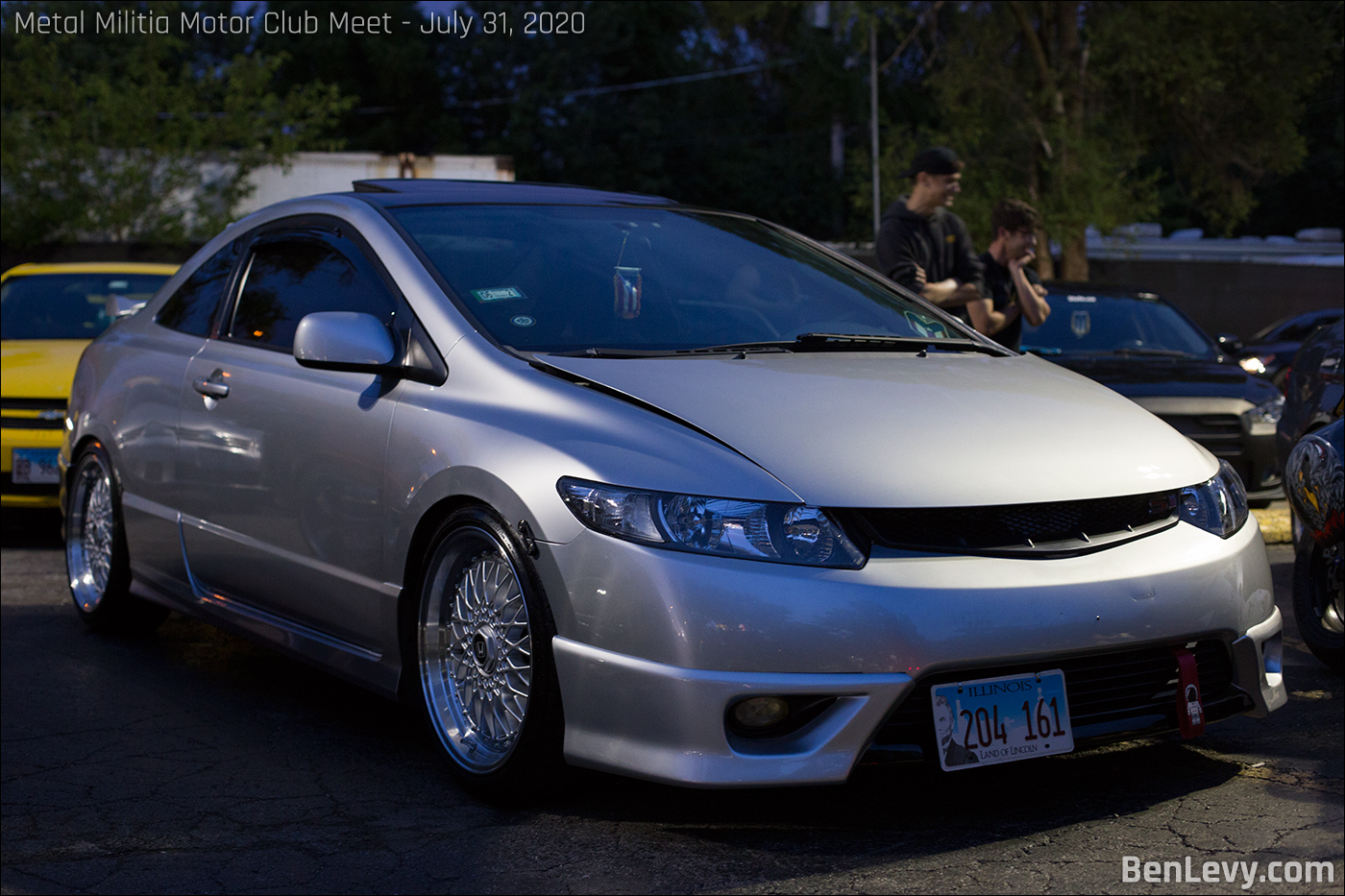 Silver Honda Civic Coupe