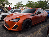 Orange Scion FR-S