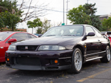 Purple R33 Nissan Skyline GT-R