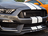 Front grill of a Ford Mustang Shelby GT350