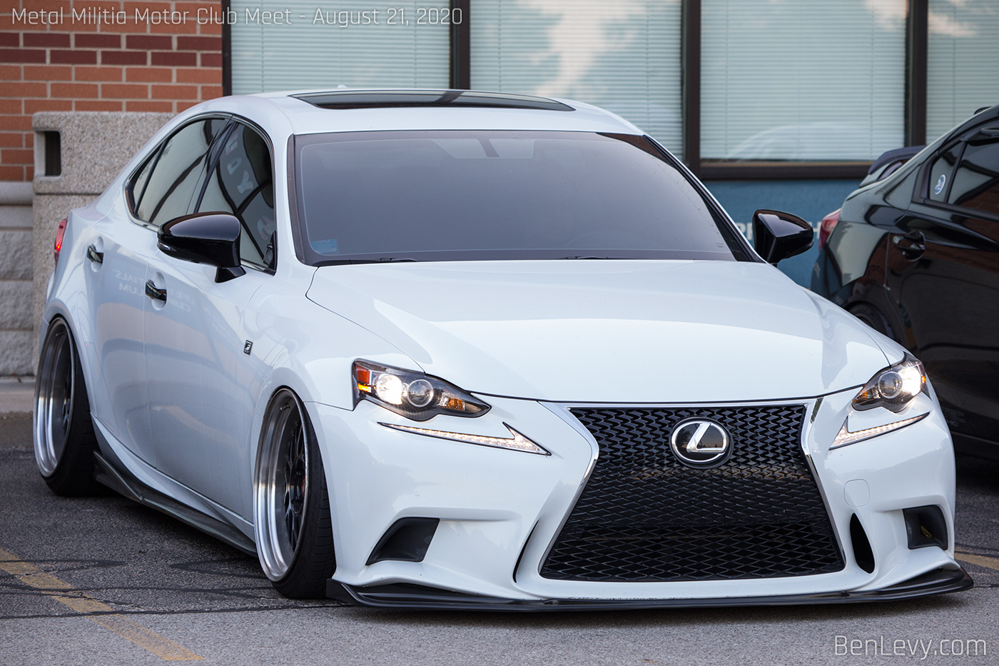 Bagged White Lexus IS