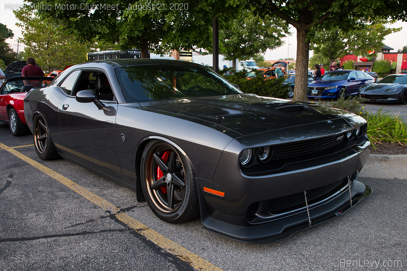 Dodge Challenger SRT Hellcat at Metal Militia Motor Club Meet