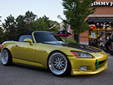 Yellow Honda S2000