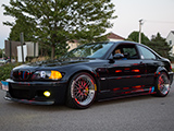 Black E46 BMW M3