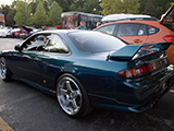 Green Nissan 240SX