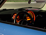 Amber speedometer in Mini Cooper S