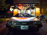 Timelord DeLorean with it's doors up