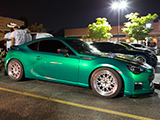 Green Subaru BRZ